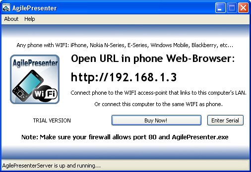AgilePresenter PC Screenshot