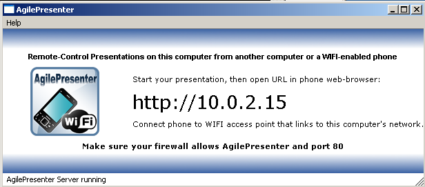 AgilePresenter PC Screenshot