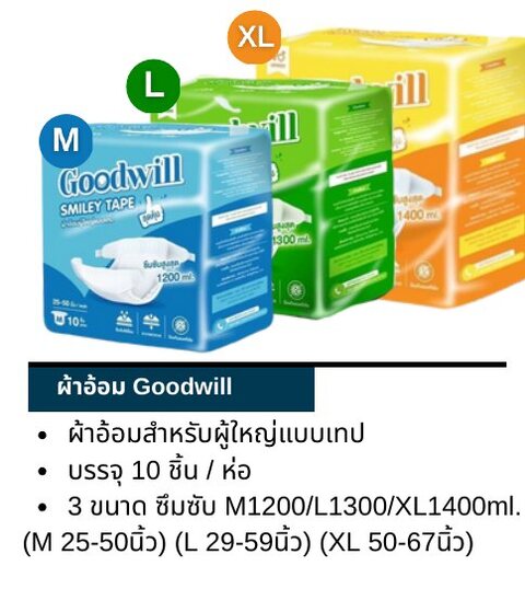 DeepSafety - Goodwill adult tape-type diaper