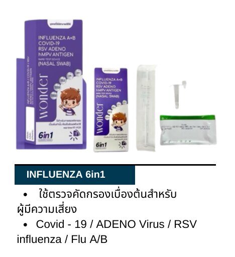 DeepSafety - Influenza 6-in-1 test kit